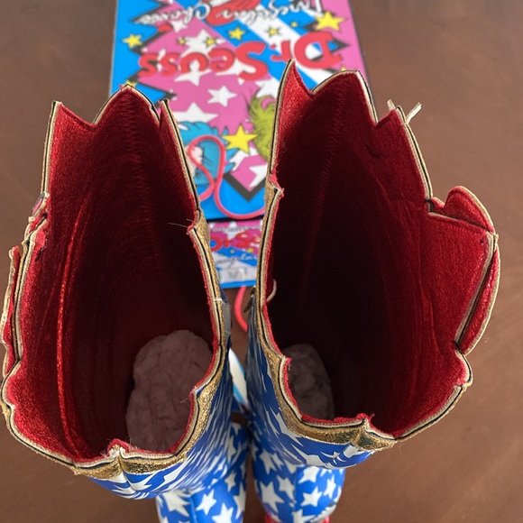 Irregular Choice Dr Seuss Boots Sz 9 - Picture 14 of 17